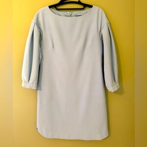 Vince Camuto. Shift dress. Light blue. Great for the office or casual.